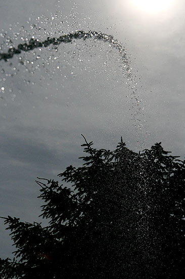 Playing with water and the sun